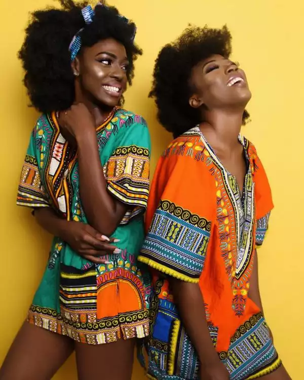 Black Beauties! Beverly Osu and Beverly Naya Wow in Danshiki Outfits
